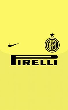 the nike logo is shown in black and yellow, as well as an image of a soccer ball