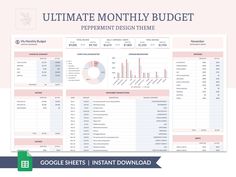 the ultimate printable template for creating a personal budget sheet in google sheets and instant