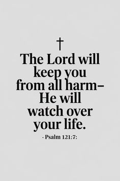 Discover the comforting promise of Psalm 121:7 – "The Lord will keep you from all harm—He will watch over your life." This verse offers reassurance of God’s protection and presence in every season. Explore meaningful Christian gifts from DaySpring, designed to inspire faith and remind you of God’s love. Perfect for sharing hope with loved ones or strengthening your own trust in His faithful care. #Psalm121 Bible Verse Protection, Bible Verse For Son, Bible Verse For Life, Scripture Verses Kjv, Meaningful Bible Verses, Bible Verses For Strength, God And Jesus, Healing Bible Verses, Worship Quotes