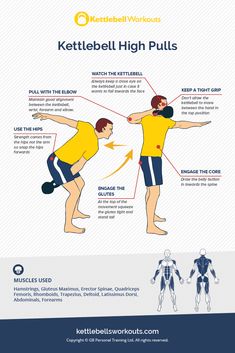 the anatomy of kettlebells and how to use them infographical poster by kettlebell workout