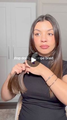 984K views · 6.6K reactions | the second one lasts longer  #hairtok #ropebraid #hairhacksandtips #schoolhairstyles #hairhack #summerhairstyles #longhairstyles #hairtutorial #easyhairstyles #cutehairstyles #hairstyleideas #hairtran | Audrey Victoria Audrey Victoria, Hair Wedding, Hair Do, Diy Hair, Hair Dos, Cool Ideas, Hair Styling, Beauty Hair, Hair Tutorial