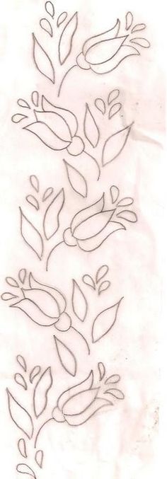 a drawing of some leaves on a piece of paper with the word love written in it