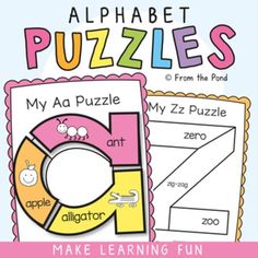 the alphabet puzzles for kids to make learning fun