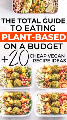 the total guide to eating plant - based on a budget plus 20 cheap vegan recipes