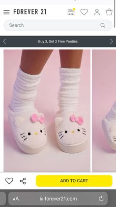 #hellokitty #christmaslist #slippers #pinkcore Hello Kitty Slippers, Cute Online Clothing Stores, Charmmy Kitty, Teen Swag Outfits, Birthday Fits, Hello Kitty Accessories