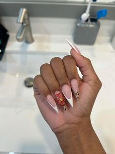 Arrow Nails, Short Coffin Nails Designs, Poppin Nails, Girly Tingz, Short Coffin Nails, Stiletto Nails Designs, Dope Nail Designs, Long Acrylic Nails Coffin, Nail Sets