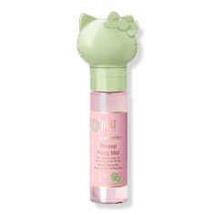 Pixi + Hello Kitty Makeup Fixing Mist -  Pixi + Hello Kitty Makeup Fixing Mist is a lightweight, all-over setting mist that prolongs makeup wear and keeps it from moving, melting, or settling into fine lines or pores.    Benefits     Helps to fix & prolong makeup wear Soothes & protects the skin Hydrates & balances, ensuring that makeup blends seamlessly Rose water & green tea-infused formula comforts, protects and balances skin for a fresh face Suitable for all skin types Not tested on animals Pixi Hello Kitty, Pixie Makeup, Setting Mist, Kitty Makeup, Makeup Blending, Hello Kitty Makeup, Gloss Labial, Hello Kit, Pretty Skin Care