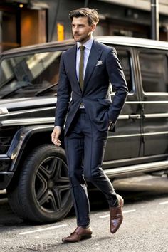 The Do’s and Don’ts of Semi-Formal Dress - Luxatic Terno Slim, Johannes Huebl, Semi Formal Attire, Look Formal, London Style, Custom Suit