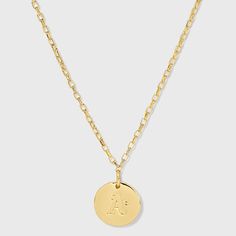 Elevate your game day style with the Bijoux Sport by Luv Aj MLB Round Coin Necklace. Regardless of which team you’re rooting for, we’ve got the perfect pieces to help you show off your team spirit. This necklace features a sleek charm crafted from high-quality gold-plated brass, ensuring durability and a polished metal finish. The necklace is adorned with an eye-catching logo charm of your favorite MLB team. High quality but also affordable, these pieces are built to endure much more than a nine Luv Aj, Nameplate Necklace, Initial Pendant Necklace, Brass Charms, Initial Pendant, Accessories Jewelry Necklace, Coin Necklace, Gold Pendant Necklace, Team Spirit