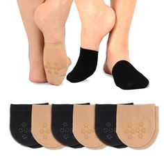 PRICES MAY VARY. 💎Excellent non-skid:Socks bottom have many grippers,it can keep the sock from slipping off. 💎Invisible Socks:Hidden in your backless shoes. 💎Soft and Breathable:Elasticity Band on socks top make the socks stay up in the mules. These lightweight and thin socks keep your feet breathable and dry even in the heat of summer. 💎Sizing Guidelines: One size fits for All. Machine Washable,under 33℃ Water Hand Wash Recommend. 💎Wide Usages: These half socks are suitable for different s Backless Shoes, Half Socks, Nylon Socks, Invisible Socks, Shoes Soft, Athletic Socks, Socks And Hosiery, Hosiery, The Heat