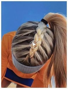 Braid For Sports, Hairstyles For Soccer Games, Braided Hairstyles For Sports, Braids For Sports, Lacrosse Hair, Hairstyles For Sports, Soccer Hairstyles, Softball Hairstyles, Sport Hair