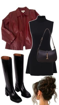 Looks Pinterest, Chique Outfits, Leather Jacket Outfits, Fall 24, Fall Fits, Autumn Outfits, Winter Mode, Winter Fits