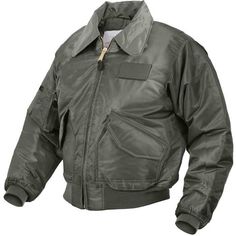 Perfect for pilots, aviation lovers, and those who love them, this CWU 45-P flight jacket is the same design winter flight jacket for the US Air Force. Designed to keep you warm and dry even in the harshest of conditions, this jacket boasts a water repellent nylon outer shell to keep the rain water out, while the nylon and polyester quilted lining keeps warmth in against your body where it belongs. Front pockets offer space to keep all your tools and utensils, and each feature a Velcro closure t Tanker Boots, Cold Weather Jackets, Cold Weather Activities, Military Looks, Pilot Jacket, Military Design, Flight Jacket, Military Uniform, Leather Pulls