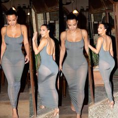 Kim Kardashian Summer Outfits, Kim Kardashian Yeezy, Kardashian Party, Kim Kardashian Dress, Revealing Outfits, Kim K Style