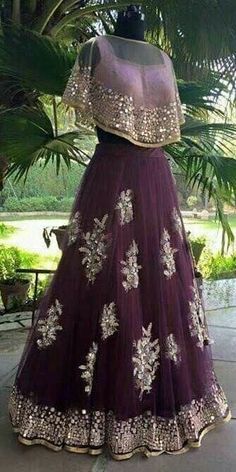 Wine Colour Lehenga, Wine Colour, Red Lehenga, Patiala Salwar, Indian Gowns, Indian Wedding Outfits, Lehenga Designs