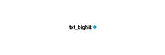 the logo for text bright is shown on a white background with black and blue letters