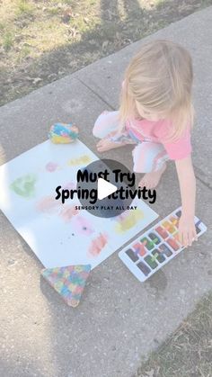 150K views · 9K likes | Hannah Sylcox, COTA/L on Instagram: "🎨 Painting with a Twist 🌀

Truly a MUST TRY activity! I've seen this idea floating around for a long time, but we haven't ever tried it until yesterday because the weather here was just so glorious! It was a massive hit with both of my kids. And honestly, I had lots of fun with it too! The best part is that it's *technically* taste safe so your littles can participate too (although I'd use artificial dye free food coloring if your little ones still mouth and obviously supervise closely). 

How to make it + what you'll need:
🎨 Ice cube tray + food coloring + popsicle sticks
🎨 Fill the ice cube tray with water, put some drops of food coloring in, mix it together, pop half a Popsicle stick in and freeze! 
🎨 Get to painting! It' Dye Free Foods, Ice Cube Tray Recipes, Ice Painting, Painting With A Twist, Instagram Painting, Food Dye, Popsicle Stick, Art Activities For Kids, Water Art