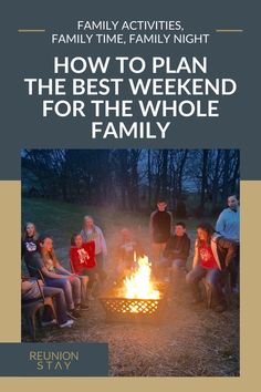 family enjoying a bonfire Family Activities With Toddlers, Activities With Toddlers, Family Time Ideas, Fun Family Games, Family Bonding Activities, Games Family