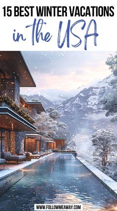 15 Best Winter Vacations in the USA [Popular Spots + Hidden Gems] Winter Travel Destinations United States, Us Winter Travel Destinations, East Coast Winter Vacation Ideas, Winter Honeymoon Destinations Usa, Best Places To Travel In Winter, Vacation Locations United States, December Vacations In The Us, Places To Visit In Winter, Best Places To Visit In December Usa