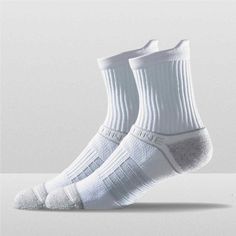 Unisex Basic Mid Socks 🧦 Strideline Non-slip White Running Socks, White Sports Socks With Arch Support, White Comfortable Moisture-wicking Socks, Comfortable Moisture-wicking White Socks, Comfortable White Moisture-wicking Socks, White Moisture-wicking Socks, Comfortable Sweat-resistant White Socks, Comfortable Sweat Resistant White Socks, Comfortable White Socks With Arch Support