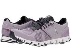 On Cloud 2.0 - Women's Shoes : Lilac/Black : Float above the clouds when you take off sporting the athletic, ultralight, and fully-cushioned On Cloud 2.0 running shoes. The updated design is built to perform all day and every day for active people on the go. Runner Profile: Ideal for everyday wear, urban exploration, and travel. Predecessor: Cloud. Surface: Road. Heel/Toe Offset: 6mm Breathable, antimicrobial mesh upper with no-sew taped reinforcements across the shoe and toe cap. Speed-lacing s On Cloud Shoes Running Women, Athleisure Lace-up Trail Running Shoes With Ventilation, Gray Athleisure Walking Shoes For Running Errands, Casual Running Shoes With Ventilation, Dynamic Breathable New Balance Running Shoes, Sporty Ergonomic Running Shoes With Ventilation, New Balance Athleisure Walking Shoes With Boost Midsole, New Balance Athleisure Walking Shoes For Light Sports, New Balance Walking Shoes With Boost Midsole For Sports