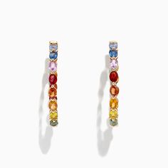 Watercolors 14K Yellow Gold Multi Sapphire 1 Sea Stars, Gem Diamonds, Multi Sapphire, Pink Topaz, Effy Jewelry, Colored Gems, Mystic Topaz, Diamond Shop, Vivid Color