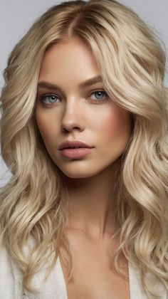 Best Hacks for Platinum Blonde with Rose Gold Tint 🍂 Blonde With Rose Gold, Long Platinum Blonde Hair, Platinum Blonde Hair Color Ideas, Long Platinum Blonde, Pixie Haircut Styles, Hairstyle For Chubby Face