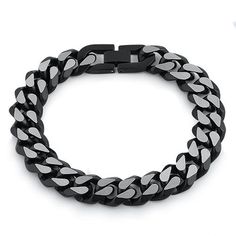 Width: 13.0mm

Band width: 4.0mm

Length: 8", 9"



Metal: Stainless Steel

Finish: High Polish Steel Bracelet, Stainless Steel Bracelet, Link Bracelets, Mens Bracelet, Leather Bracelet, Stainless Steel, Band, Bracelet, Leather