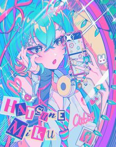 Miku Poster, Miku Hatsune Chibi, Whatsapp Wallpapers Hd, Miku Hatsune Vocaloid, Vocaloid Funny, Images Kawaii, Seni Dan Kraf, Miku Vocaloid, Japon Illustration