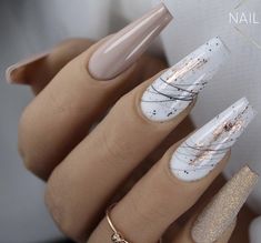 Hailey Nails, Unghie Sfumate, Elegant Nails, Classy Nails, Pretty Acrylic Nails, Fancy Nails, Chic Nails, Dope Nails, Short Acrylic Nails