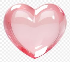 a pink heart - shaped object on a transparent background png image with no background