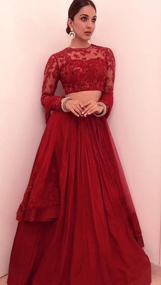 Lengha 2023, Indian Bridesmaid Dresses, Indian Wedding Fashion, Red Outfits, Traditional Indian Dress