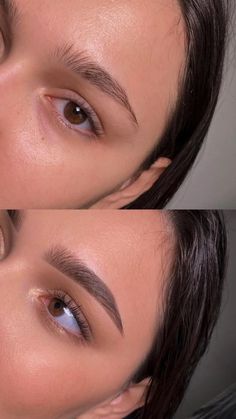 Upward Eyebrows, Brow Aesthetics, Brow Inspiration, Easy Eyebrow Tutorial, Instagram Eyebrows, Straight Brows, Sulam Alis, Sparse Eyebrows, Eyebrow Shapes