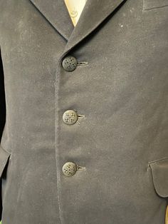 Classic Semi-formal Nehru Jacket With Button Closure, Classic Blazer With Lapel Collar And Covered Buttons, Vintage Military Outerwear With Buttons, Classic Formal Nehru Jacket With Button Closure, Formal Solid Sport Coat With Buttons, Formal Sport Coat With Buttons, Classic Nehru Jacket With Button Closure For Formal, Classic Nehru Jacket With Pockets For Formal Occasions, Classic Nehru Jacket With Button Closure For Formal Occasions