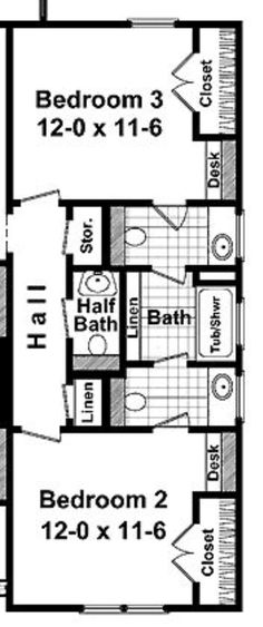 the floor plan for a two bedroom, one bath apartment with an attached bathroom and living room