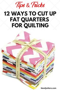 How to Cut up Fabric Fat Quarters for Quilting. What are fabric fat quarters, and how can you use them for quilting? See lots of different ways to cut your fat quarters into useful sizes. #fatquarterquilt, #fatquarters, #quiltcutting Quilt Math, Scrappy Quilting, Beginner Quilts, Photo Quilts, Sewing Quilts