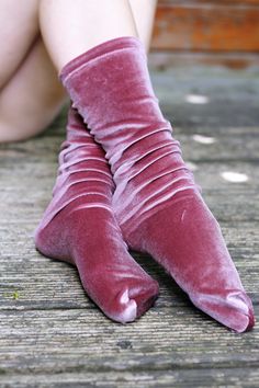 These stylish ankle high velvet socks are the perfect addition to any outfit.  Made from stretch velvet material, they offer maximum comfort and versatility.  The centre seam adds a touch of uniqueness to the design, perfect for those who want to stand out. The velvet socks come in a range of colors and are perfect for any occasion, from casual to dressy.  They can also be worn as a cozy alternative to slippers.  These socks are handmade with care and attention to detail, ensuring quality that w Bridal Socks, Cocktail Ring Designs, Sock Gift, Victorian England, Socks Design, Velvet Socks, Cosy Socks, Luxury Socks, Summer Sock