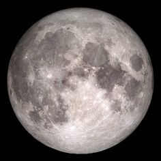 the full moon is shown in black and grey colors, with no clouds on it