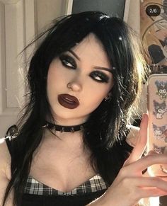 Maquillage Goth, Dark Makeup Looks, Maquillage On Fleek, Drag Make-up, Punk Makeup, Alt Makeup, Swag Makeup, Alternative Makeup