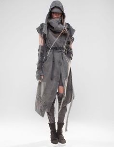 Dystopian Aesthetic Clothes, Scifi Outfit, Nomad Fashion, Dystopian Fashion, Star Wars Fashion, Removable Sleeves, Apocalyptic Fashion, Fashion Teenage Girls, Corporate Attire