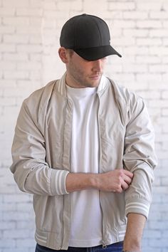 Description Specs Fit Guide Washing Introducing The Senna Baseball Cap, where style meets sophistication in every stitch. Crafted from premium men's wear fabric, this cap exudes refinement with its flawless tailoring and understated detailing. Designed for the modern guy, The Senna offers unrivaled comfort and style, courtesy of its soft sweatband and timeless design. Whether you're out for a casual stroll or a night on the town, this cap adds a touch of class to any ensemble. Elevate your attir Guy Wearing Cap, Men Wearing Caps, Dressing Sense For Men, Men In Hats, Men Work Outfits, Cap Outfit Men, Hat Outfit Men, Mens Baseball Cap, Cap Man