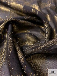 SKU: 12071 Content: 74% Silk, 26% Lurex Color: Antique Gold / Black Width: 56 inches Origin: France Luxury Elegant Art Silk Fabric, Luxury Elegant Fabric With Satin Finish, Kinkhab Fabric, Silk Colors Fabrics, Elegant Black Party Fabric, Fabrics And Textiles Fashion, Metallic Fabric Texture, Different Fabric Textures, Silk Fabric Texture