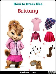 the instructions for how to dress like a cartoon character, including clothes and accessories in different styles