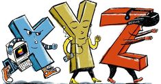 an image of three cartoon characters with the letter z