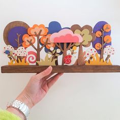 Shelf Decor Nursery, Nursery Shelf Decor, Nursery Shelf, Laser Cut Wood Crafts, Forest Wood, Magic Forest, Wood Creations, Decor Nursery, Wooden Art