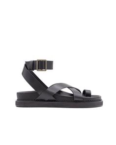 Bronte Sandal - Black – Liberté Leather Black Sandals With Adjustable Strap For Everyday, Black Adjustable Strap Sandals For Everyday, Leather Footbed Sandals With Cushioned Sole For Everyday, Everyday Leather Cushioned Footbed Sandals, Casual Leather Toe Loop Footbed Sandals, Leather Cushioned Footbed Sandals For Everyday, Leather Footbed Sandals With Cushioned Insole For Everyday, Comfortable Leather Footbed Sandals For Everyday, Modern Sandals With Leather Footbed For Everyday