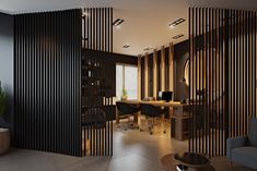 Black Wood Slat Room Dividers, Wall Partition Indoor Privacy Wall, Wood Wall Divider, Shiplap Siding, Nature And Technology, Composite Cladding, Wall Partition, Stone Wall Panels, Room Divider Walls, Natural Stone Wall