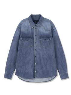 Composition : 100% cotton / 7 ouncesCountry of Origin : Republic of Korea Basic Shirts, Denim Shirt, Composition, Mens Outfits, The Originals, Blue, Clothes