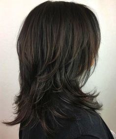 Haircut Wolf, Medium Textured Hair, Thick Locks, Layered Thick Hair, Long Shag Hairstyles, Honey Highlights, Modern Shag Haircut, Modern Shag, Long Shag Haircut