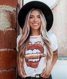 Country Deep Bite the bullet distressed boyfriend T shirt available in vintage white. Cheap Distressed T-shirt, Distressed T Shirt, Distressed Tee, Boyfriend T Shirt, Western Outfits, Shirt Ideas, Grey Long Sleeve, Vintage Look, White Tshirt